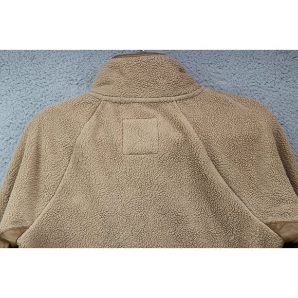 Abercrombie & Fitch Asymmetrical Snap-Up Fleece Sweatshirt-Size Medium - Picture 15 of 15